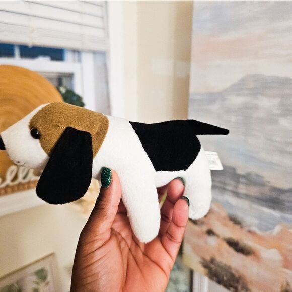 VTG Oriental Trading Co. Multi-colored Mini Beagle Plush Dog. - Picture 7 of 11